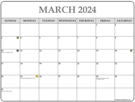 full moon calendar march 2024